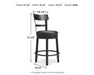 Valebeck Counter Height Bar Stool - Red Gate Home Furnishings (Ball Ground, GA)
