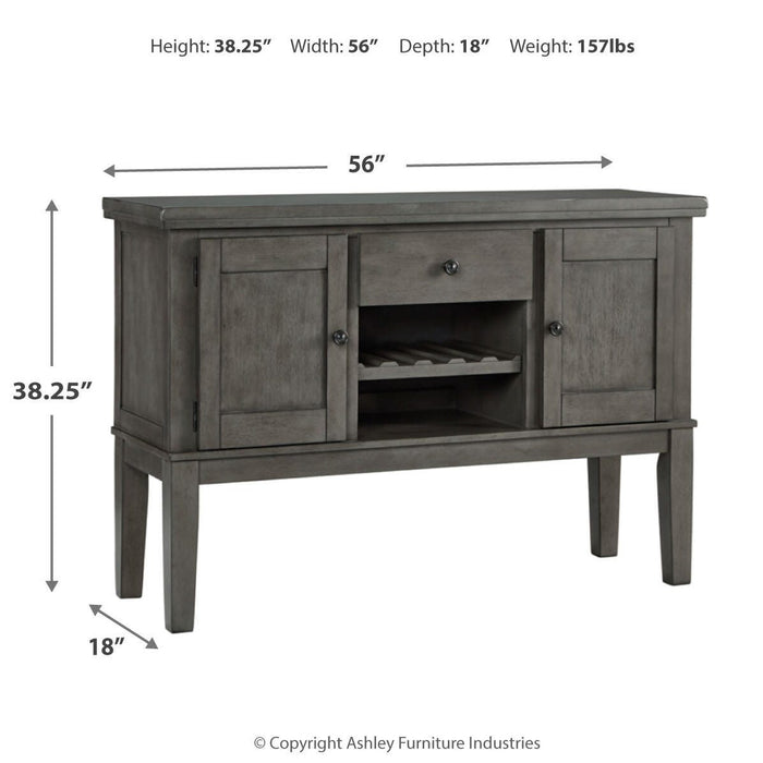 Hallanden Dining Server - Red Gate Home Furnishings (Ball Ground, GA)