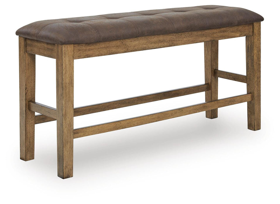 Urbinforte Counter Height Dining Bench - Red Gate Home Furnishings (Ball Ground, GA)