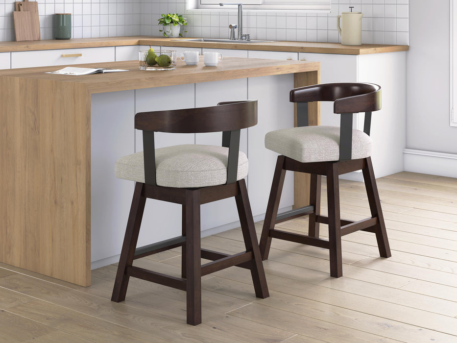 Haddigan Counter Height Barstool (Set of 2) - Red Gate Home Furnishings (Ball Ground, GA)