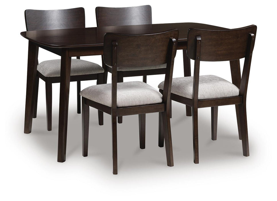 Mallenette Dining Table and 4 Chairs (Set of 5) - Red Gate Home Furnishings (Ball Ground, GA)