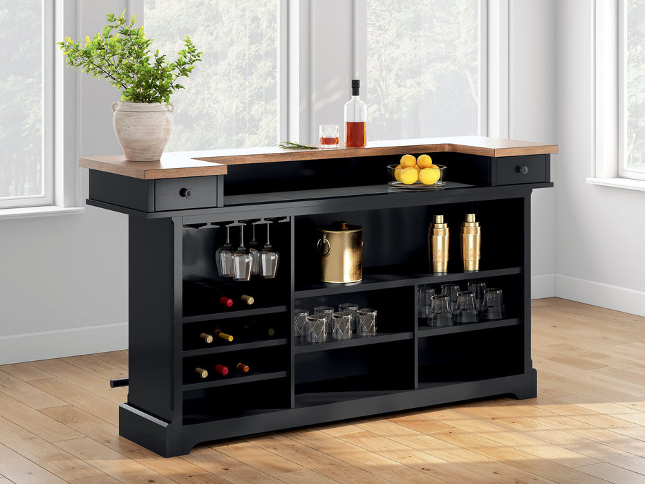 Wildenauer 78" Bar - Red Gate Home Furnishings (Ball Ground, GA)