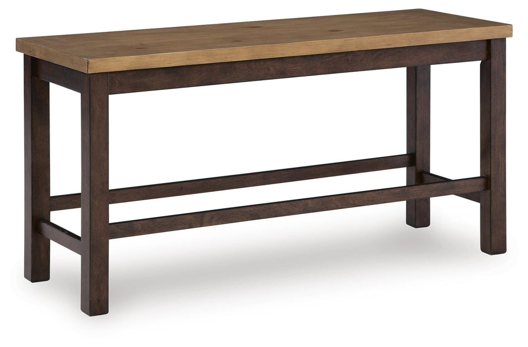 Rylandeen Counter Height Dining Bench - Red Gate Home Furnishings (Ball Ground, GA)