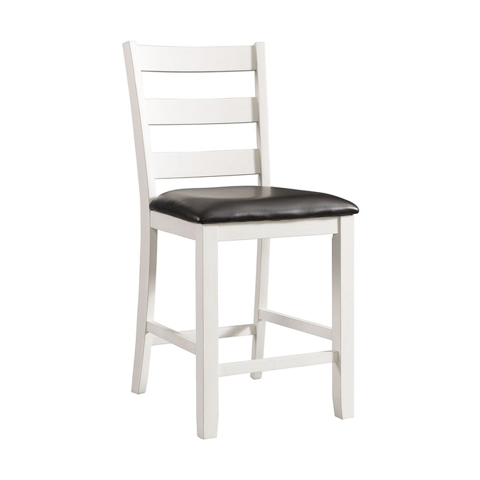 Martin 5pc Counter Set (Dark Brown Top - White Base)