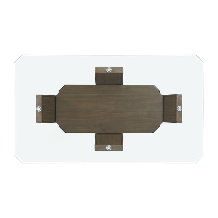 Dapper Rectangular Dining 5PC Set-Table and Four Chair