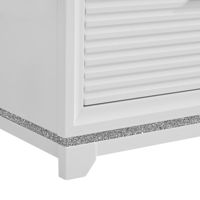 Denmark 6-Drawer Dresser in White