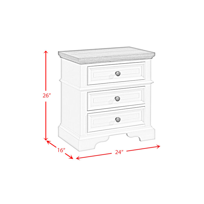 Eastwood Youth UPH Bedroom Set in Off-White
