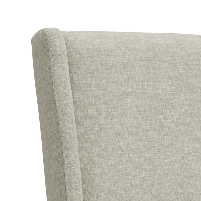 Eleanor Dining Side Chair with Heirloom Fabric in White (2 Per Carton)