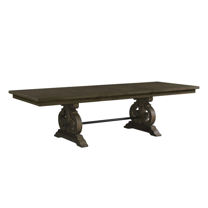 Stone Dining 7PC Set- Table, 4 Side Chairs, & 2 Parson Chairs