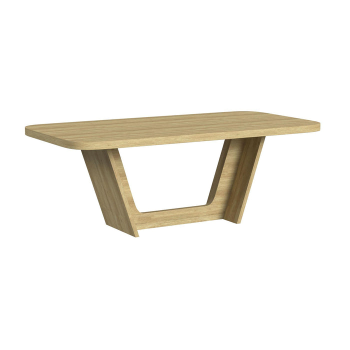 Ridgemont Standard Height Dining Set in Natural-Table and Four Chairs