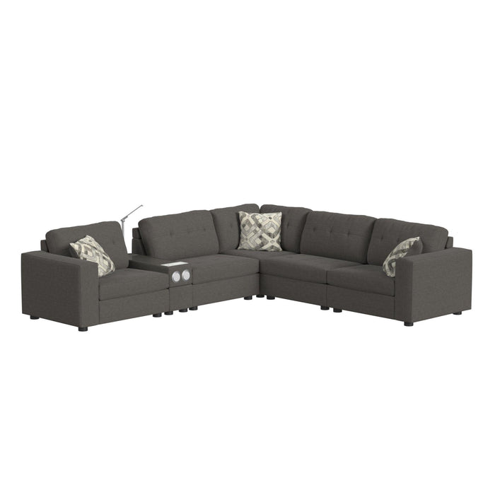 Options One RHF Chair in Palmer Plus Ash with 1 Pillow 20"ÔøΩ
