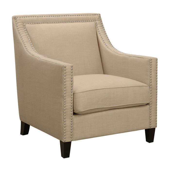 Erica 497 Chair W/Chrome Nails Heirloom Natural (ISTA 3)