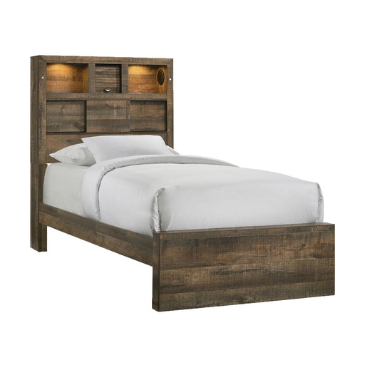 Bailey Bookcase Panel Bedroom Set with Bluetooth - Red Gate Home Furnishings (Ball Ground, GA)