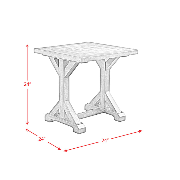 Finn Trestle Base End Table