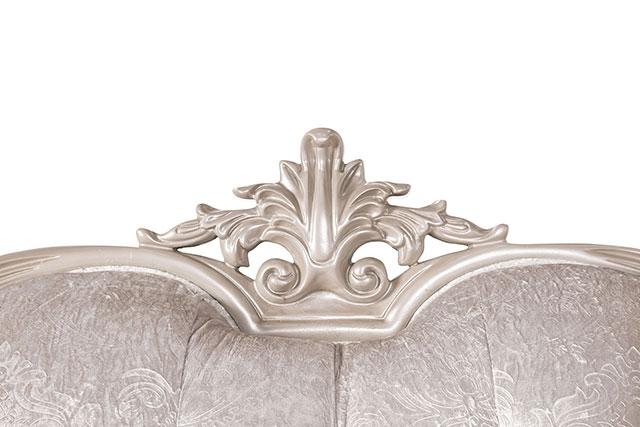 Acapulco White & Espresso Sofa - Red Gate Home Furnishings (Ball Ground, GA)