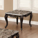 Albacete End Table Walnut & Campage - Red Gate Home Furnishings (Ball Ground, GA)