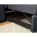 ALCESTER Brown & Gray Sectional w/ Sleeper, Ash - Red Gate Home Furnishings (Ball Ground, GA)