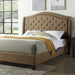 Carly Cal.King, E.King, Full, & Queen Bed Grey & Brown - Red Gate Home Furnishings (Ball Ground, GA)
