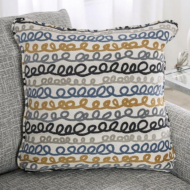 CHANCERY Sofa, Gray/Navy - Red Gate Home Furnishings (Ball Ground, GA)