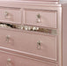 Ariston Rose Gold Dresser - Red Gate Home Furnishings (Ball Ground, GA)