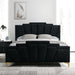 Florizel Bed Black & Red - Red Gate Home Furnishings (Ball Ground, GA)