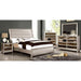 Golva Bed Beige & Black - Red Gate Home Furnishings (Ball Ground, GA)