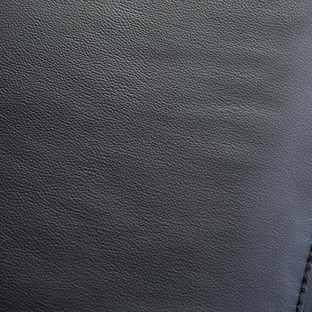 Bienne Sofa Manual Recliner White & Black - Red Gate Home Furnishings (Ball Ground, GA)