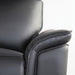 Bienne Recliner Chair White & Black - Red Gate Home Furnishings (Ball Ground, GA)