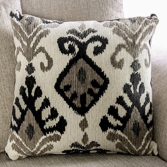 BELSIZE Loveseat Grey, Beige, & Choclate - Red Gate Home Furnishings (Ball Ground, GA)