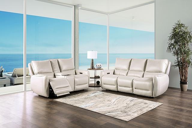 PHINEAS Power Sofa, Beige - Red Gate Home Furnishings (Ball Ground, GA)