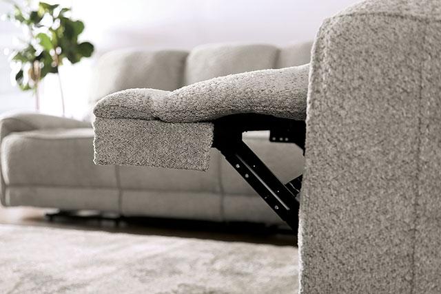 MORCOTE Power Recliner, Light Gray - Red Gate Home Furnishings (Ball Ground, GA)