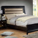 Golva Bed Beige & Black - Red Gate Home Furnishings (Ball Ground, GA)