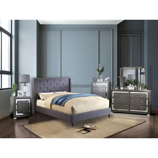 Anabelle Bed Blue & Gray - Red Gate Home Furnishings (Ball Ground, GA)