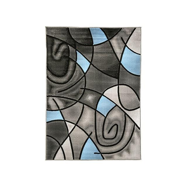 Sivas Charcoal Blue 5' X 8' Area Rug