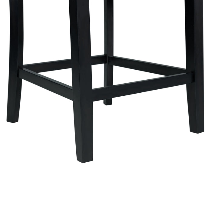 Francesca Counter Dining Gray Counter Velvet Side Chair (2 Per Pack)