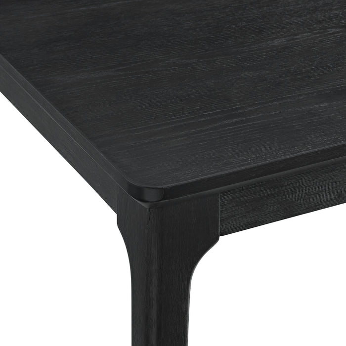 Garcia 5PC Dining Set with Table and 4 Chairs in Black
