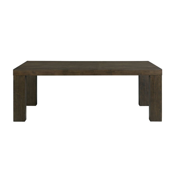 Grady 6PC Dining Set (72" Table + 4 Chairs + Bench) in Brown