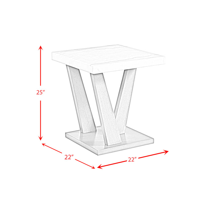 Greta 2PC Occasional Table Set-Coffee Table & End Table