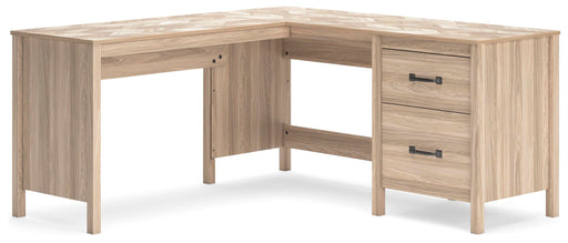 Battelle 60" Home Office Desk with Return - Red Gate Home Furnishings (Ball Ground, GA)