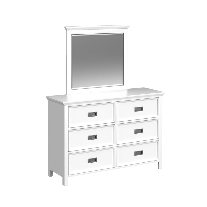 Hampton Kids Over Bunk with Ladder and Trundle Bedroom Set
