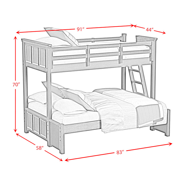 Hampton Kids Over Bunk with Ladder