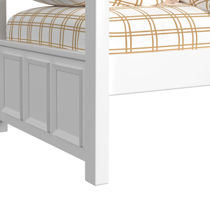 Hampton Kids Over Bunk with Ladder Bedroom Set