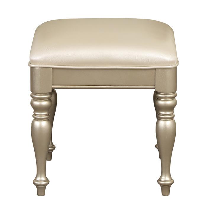 Homelegance Antoinetta Vanity Stool in Champagne Wood 1919NC-14 image