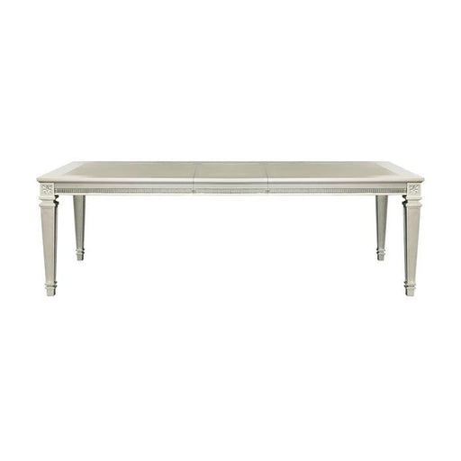 Homelegance Bevelle Rectangular Dining Table in Silver 1958-96 image