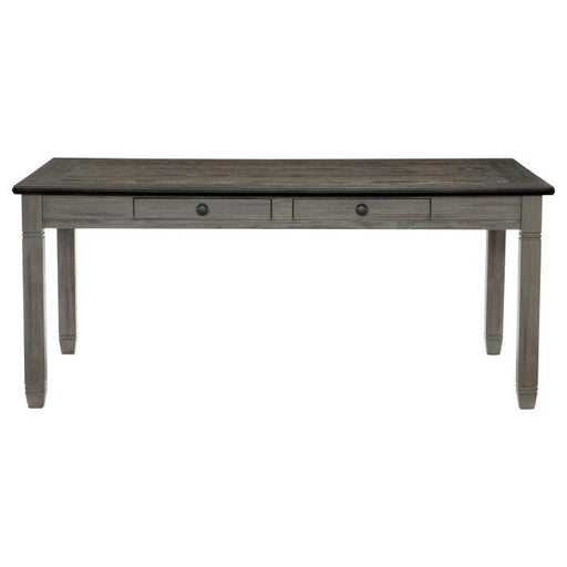 Homelegance Granby Dining Table in Coffee and Antique Gray 5627GY-72 image