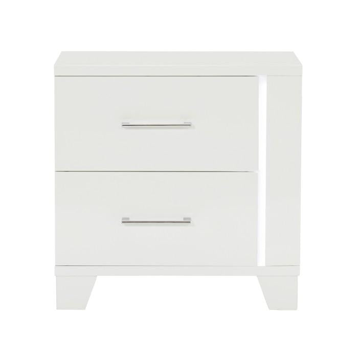 Homelegance Kerren Nightstand in White 1678W-4 image