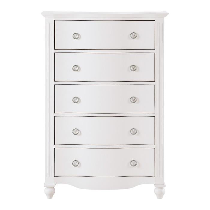 Homelegance Meghan 5 Drawer Chest in White 2058WH-9 image