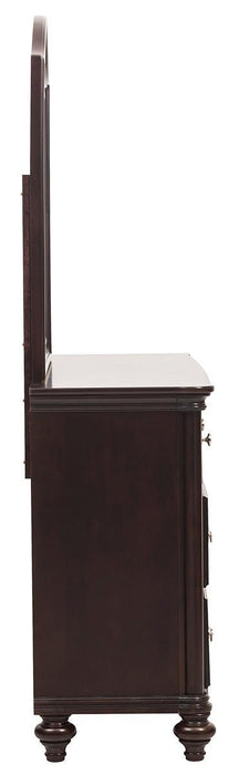 Homelegance Marston 7 Drawer Dresser in Dark Cherry 2615DC-5