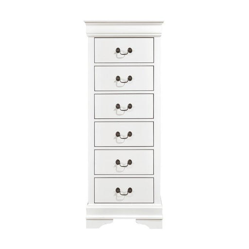 Homelegance Mayville 6 Drawer Lingerie Chest in White 2147W-12 image