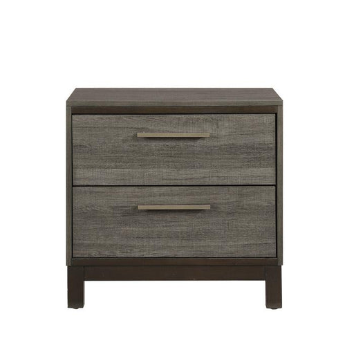 Homelegance Vestavia 2 Drawer Nightstand in Gray 1936-4 image